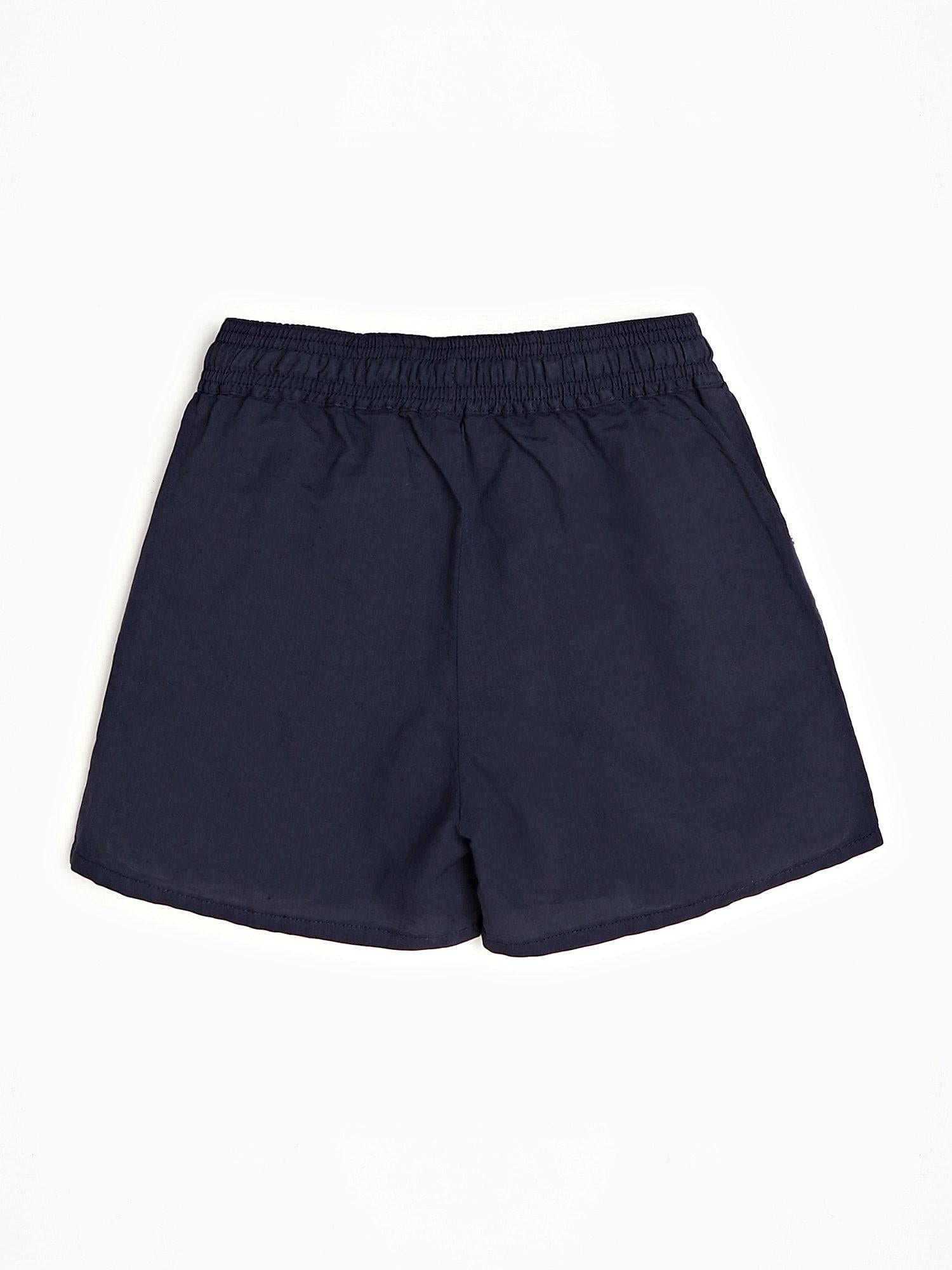 LINEN BLEND SHORTS 
