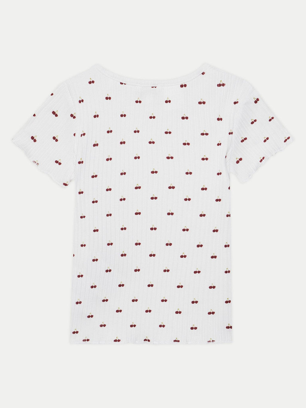 FANCY RIB SS T-SHIRT 