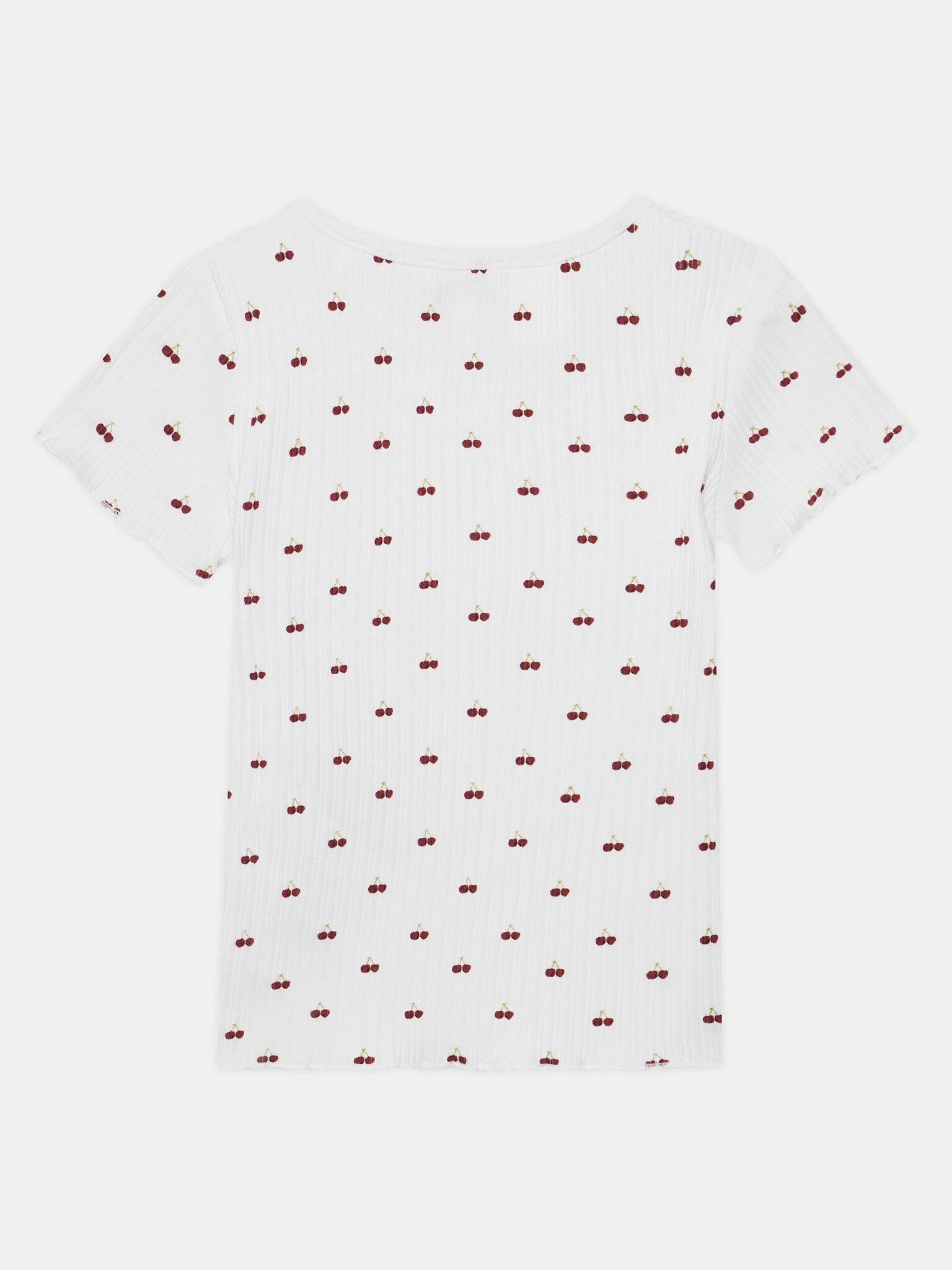FANCY RIB SS T-SHIRT 