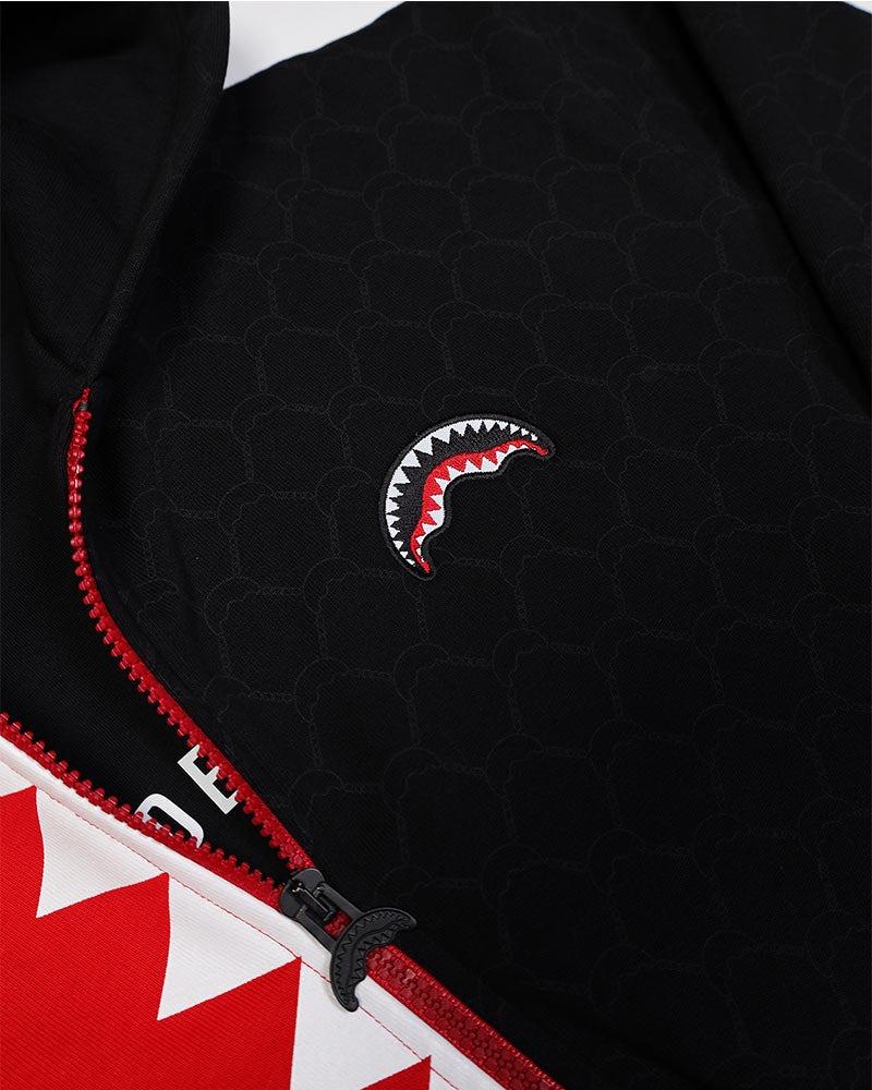 NEXT LEVEL FULL ZIP SPY1320G/BLACK/RED SPRAYGROUND