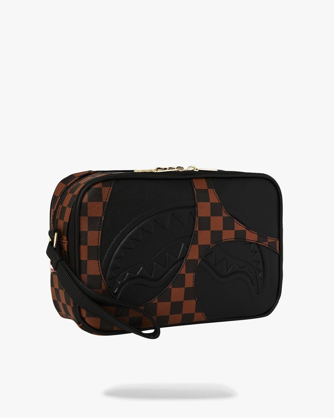 JETSTREAM BROWN TOILETRY BAG 