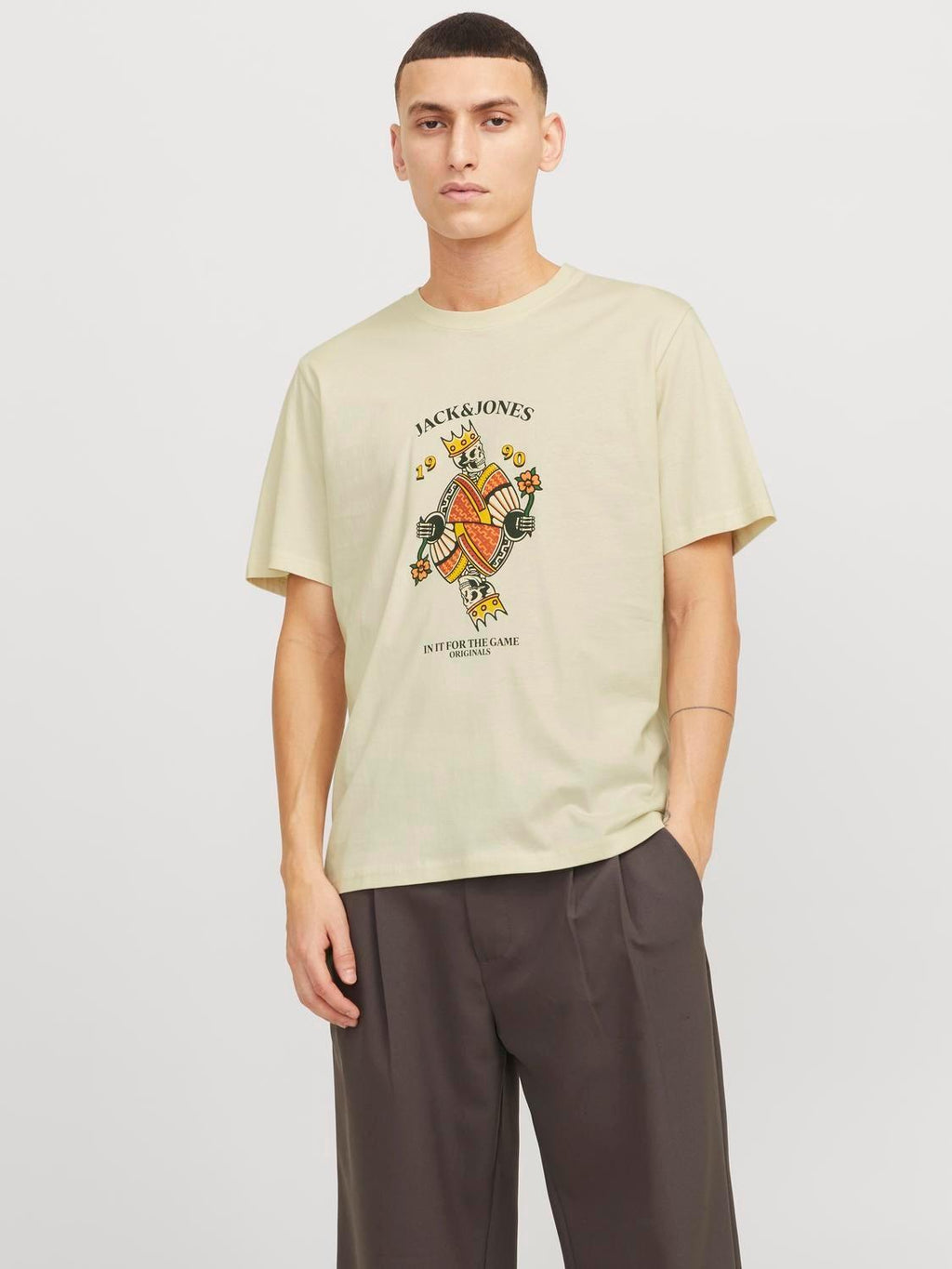 12272966/Antique White JACK AND JONES