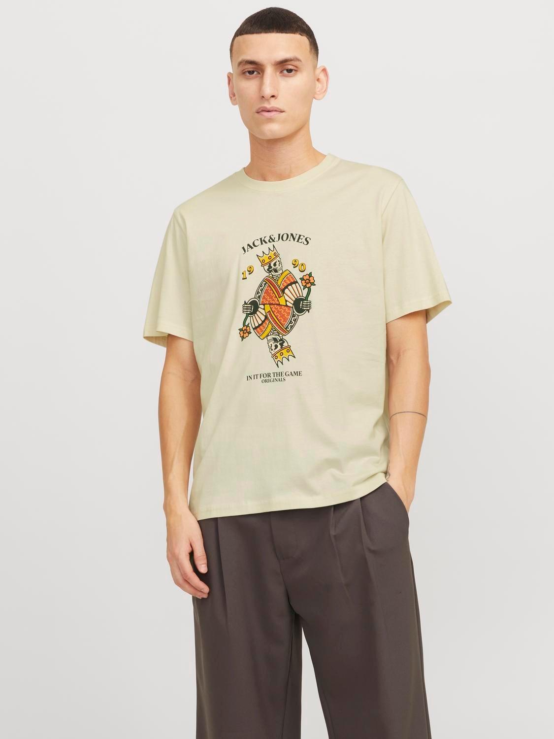 12272966/Antique White JACK AND JONES