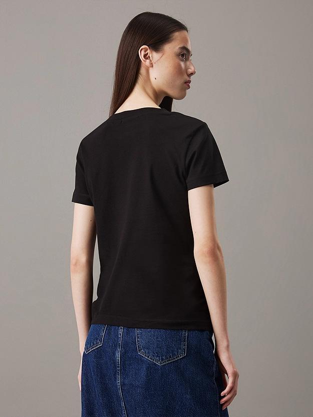 MONOLOGO SLIM TEE J20J223563/BEH CALVIN KLEIN JEANS