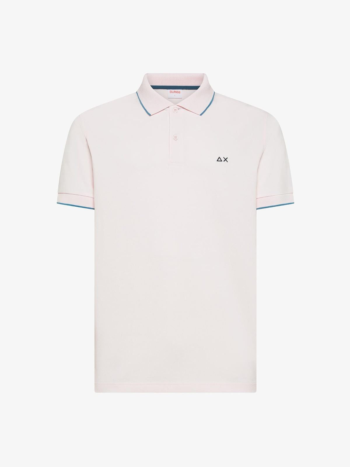 POLO SMALL STRIPE ON COLLAR S/S 