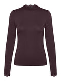 VERO MODA VMROSA LS HIGHNECK TOP GA JRS NOOS