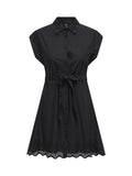 ONLLOU LIFE EMB S/S SHIRT DRESS PTM 