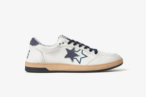 2STAR SNEAKERS WEEK STAR BIANCO/BLUE NAVY