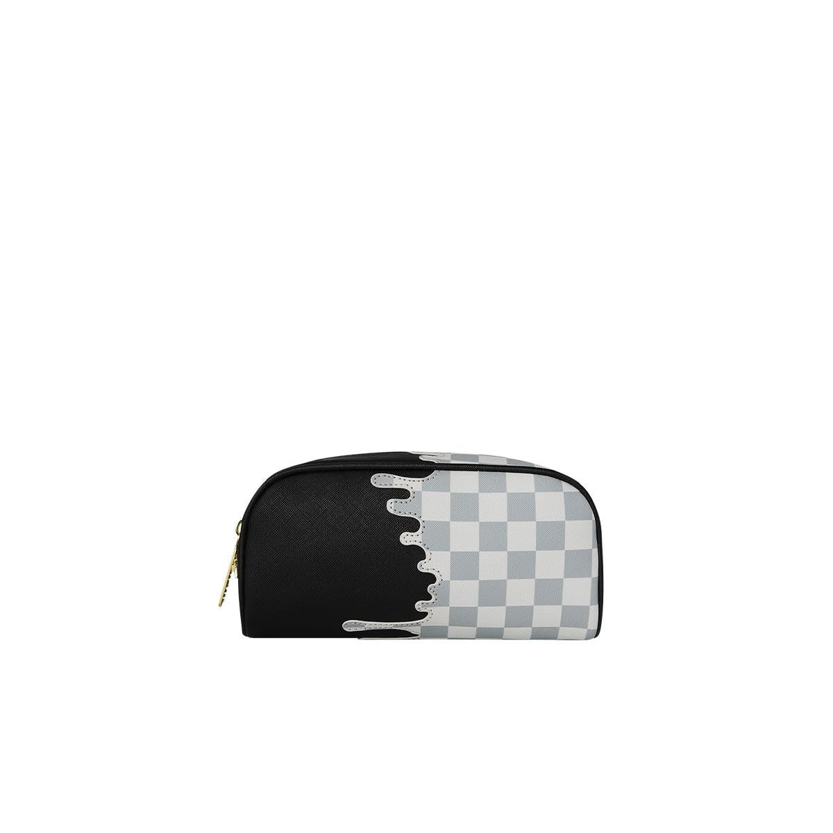 CREAM CHECK SIDE DRIP CROSSOVER POUCH 