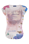 YES ZEE T-SHIRT DONNA SMANICATA, STAMPA SUBLIMATICA