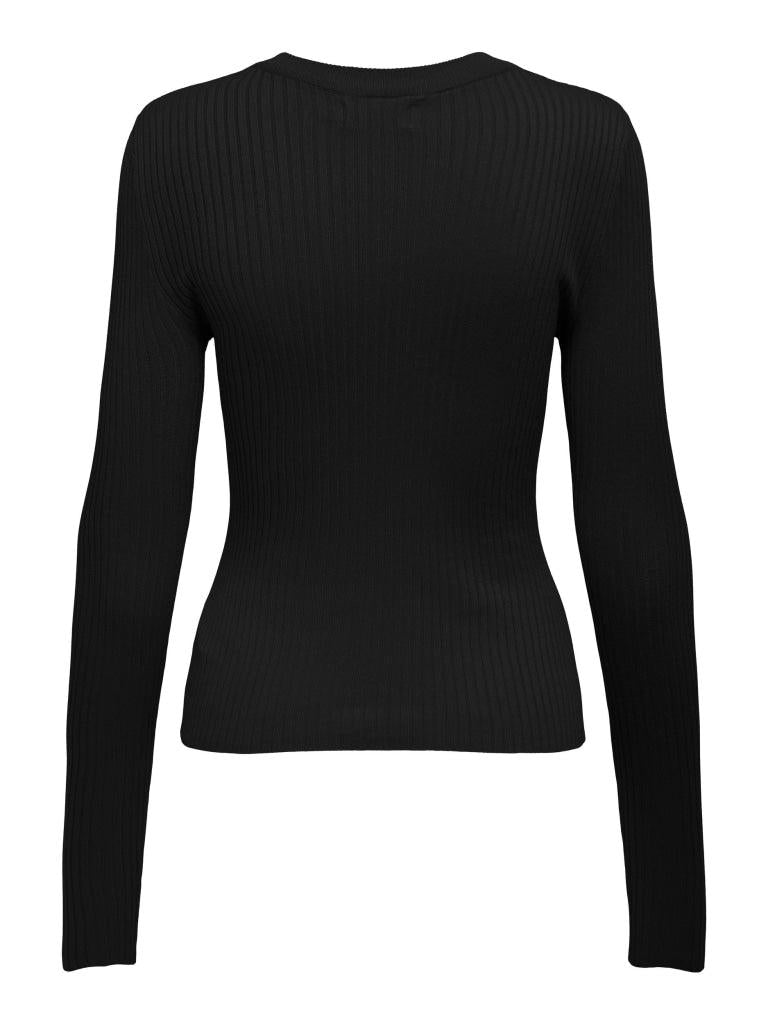 ONLMEDDI LS RIB O-NECK CC KNT 