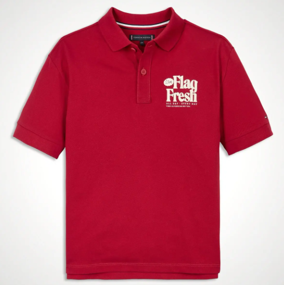 FLAG FUN REG POLO SS KB0KB09595/XLD TOMMY HILFIGER