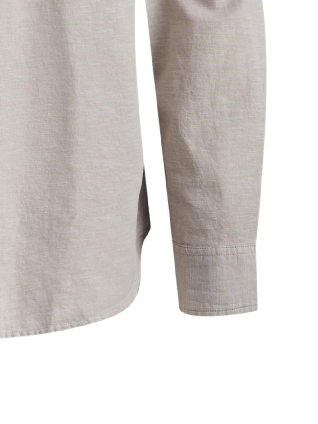 JJEBREEZE LINEN BLEND BAND SHIRT L/S SN 