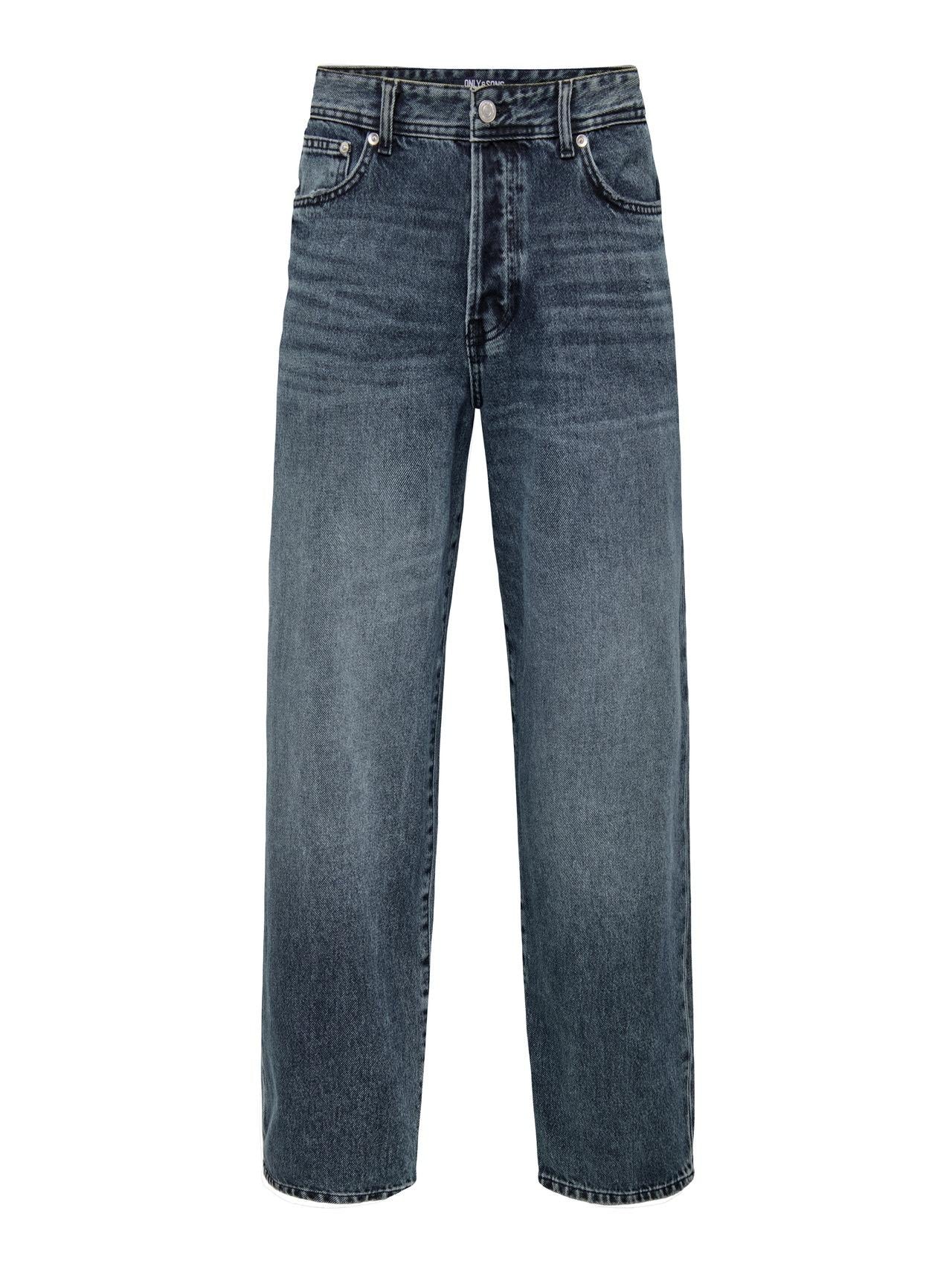 22032333/Blue Black Denim ONLY&SONS