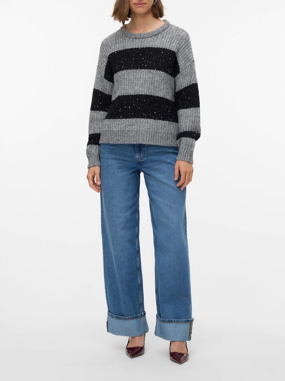 10336725/Medium Grey Melange VERO MODA