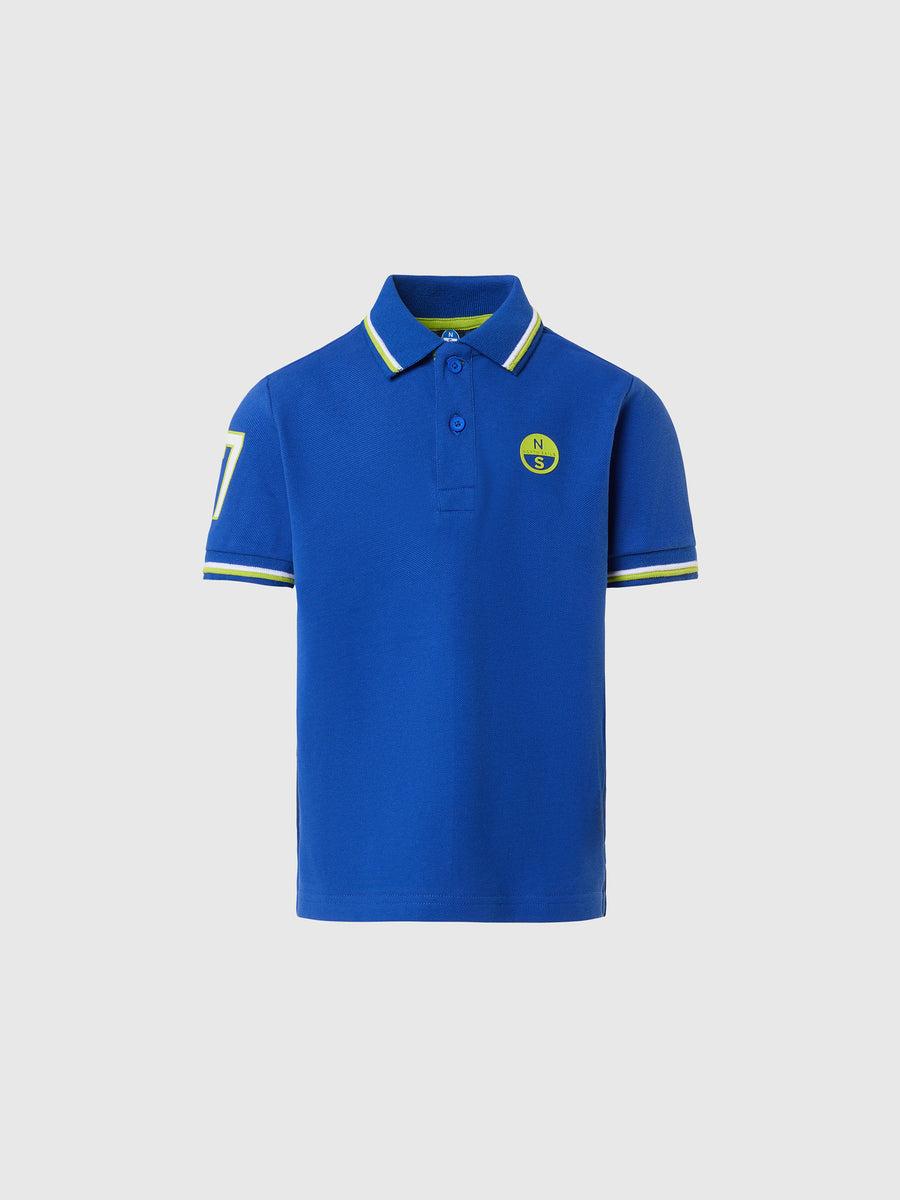 POLO SHORT SLEEVE W/NUMBER APPLICATION ON SLEEVE 