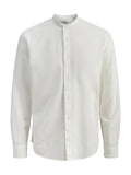JACK AND JONES JJEBREEZE LINEN BLEND BAND SHIRT L/S SN