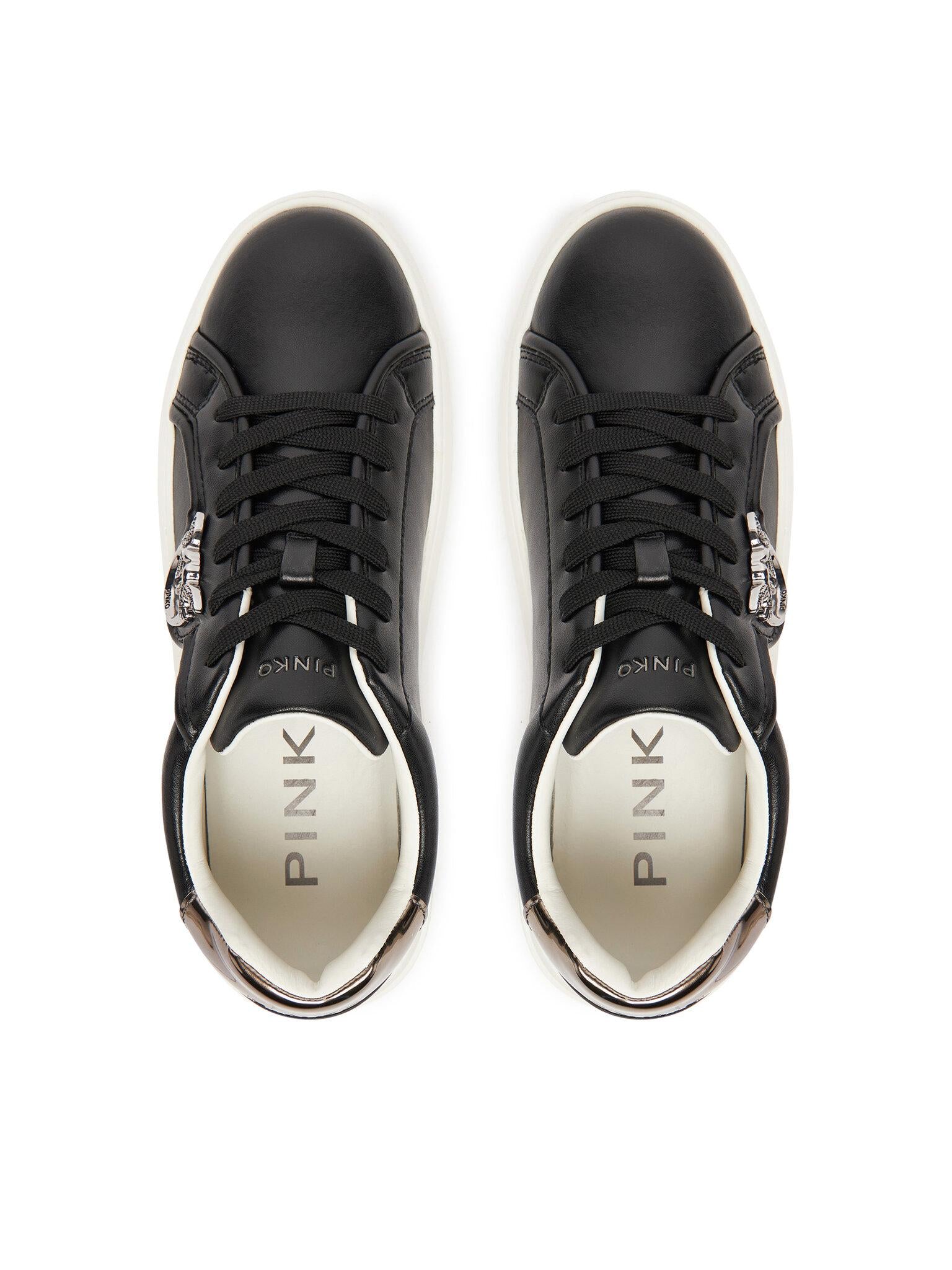 YOKO 06 - SNEAKER CALF LEATHER/SPREADING SS0041P087/Z99 PINKO