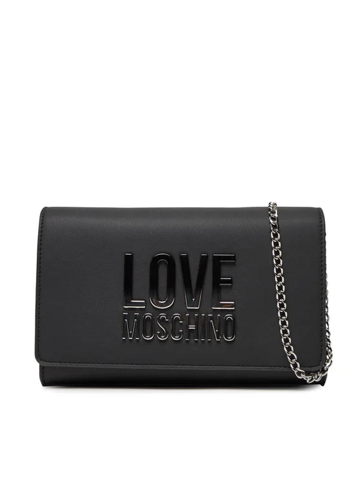 BORSA PU GRS NERO+GALV.NIKEL 