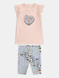 GUESS SET SS T-SHIRT + LEGGINGS