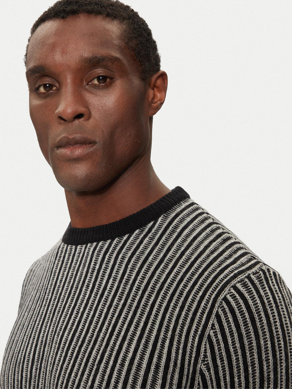 EMMANUEL CN BI-COLOR RIBS SWTR M4BR13Z3HB0/FJ63 GUESS