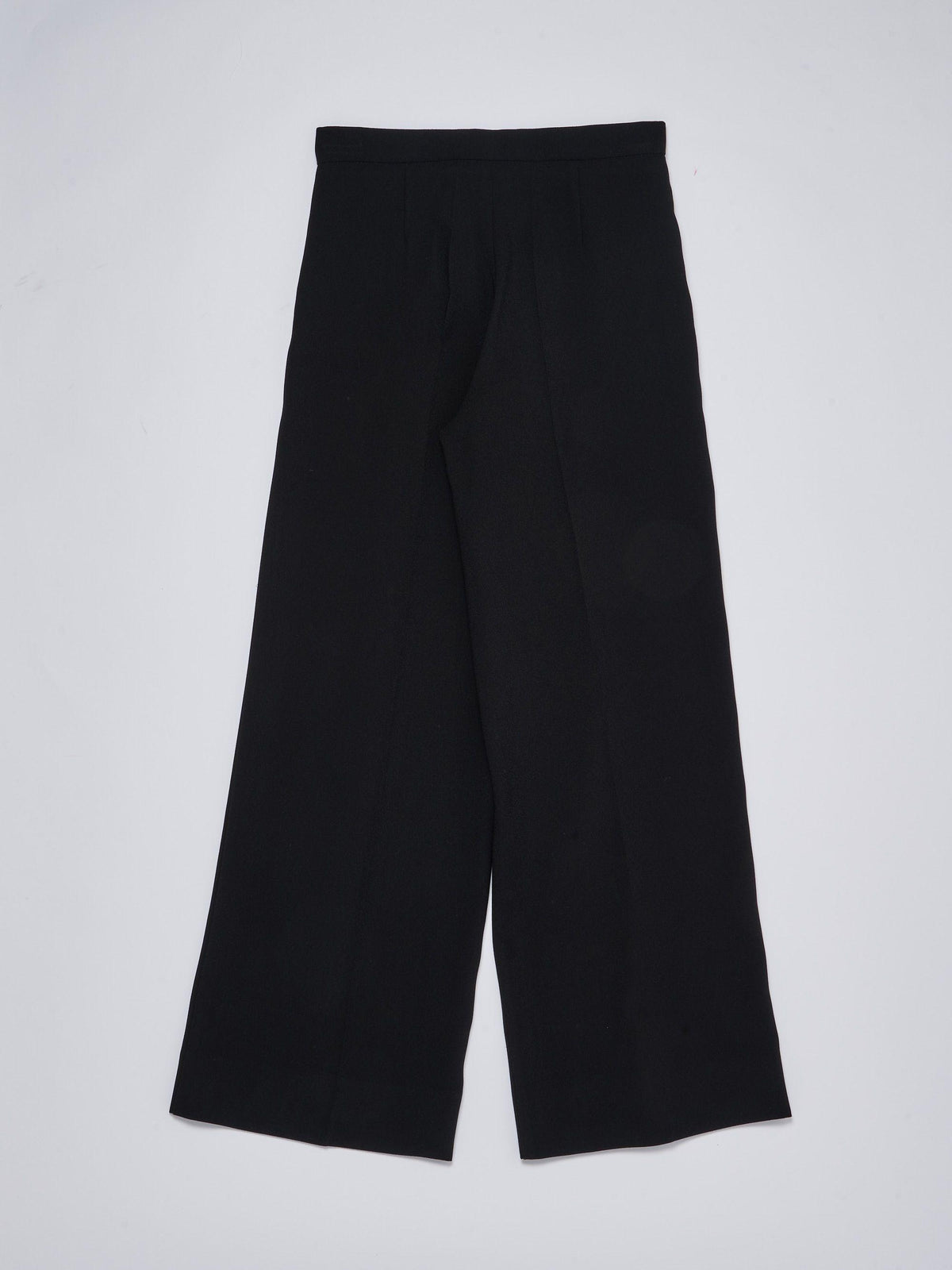 PANTALONE IN CREPE CON FIOCCO STRASS GA85 NERO EFPA218 0 GA085/N000 ELISABETTA FRANCHI La Mia Bambina