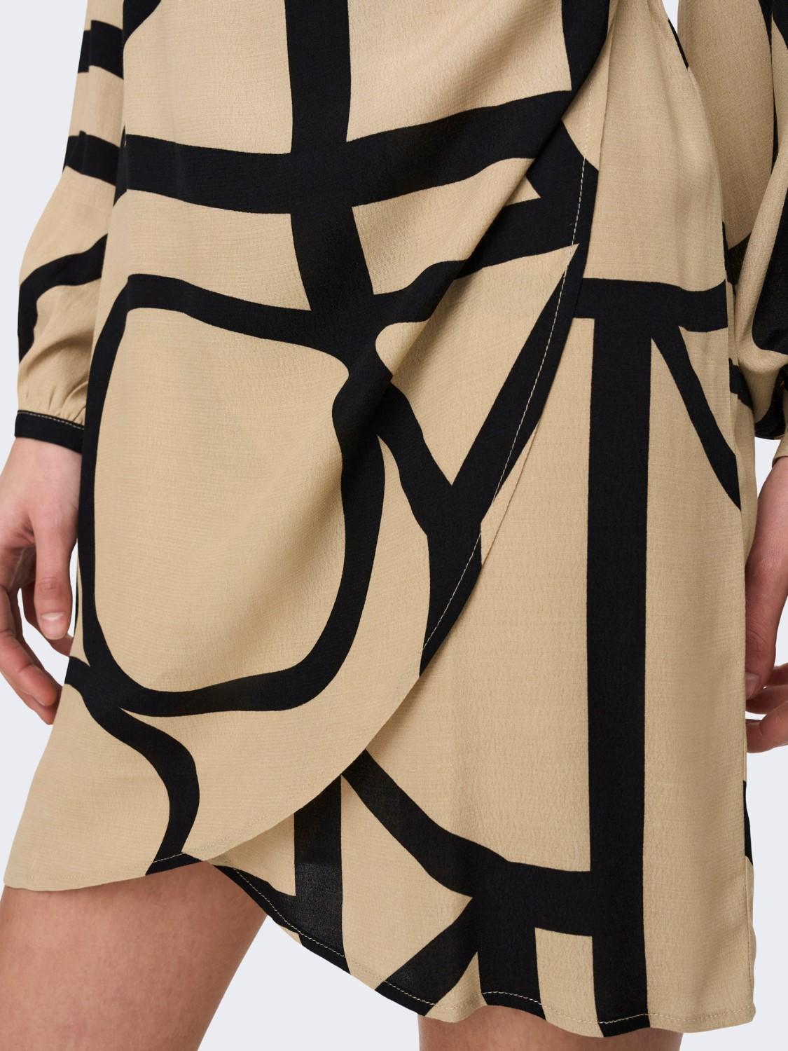 ONLAVA L/S WRAP DRESS PTM 