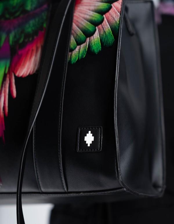 TOTE E.L. COMAF250127/NERO PINK MARCELO BURLON COUNTY OF MILAN