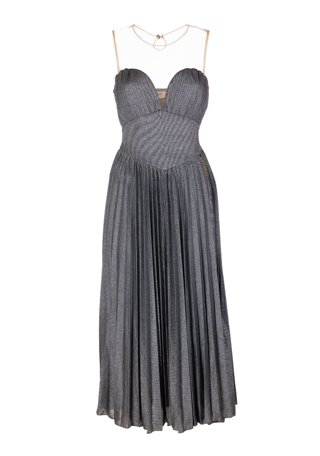 MIDI DRESS SILVER 