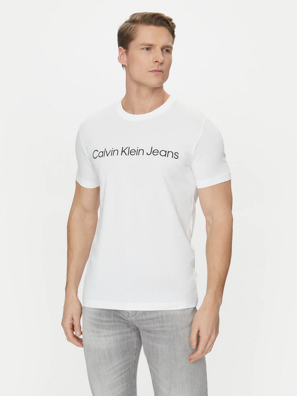 CORE INSTITUTIONAL LOGO SLIM TEE J30J322552/YAF CALVIN KLEIN JEANS