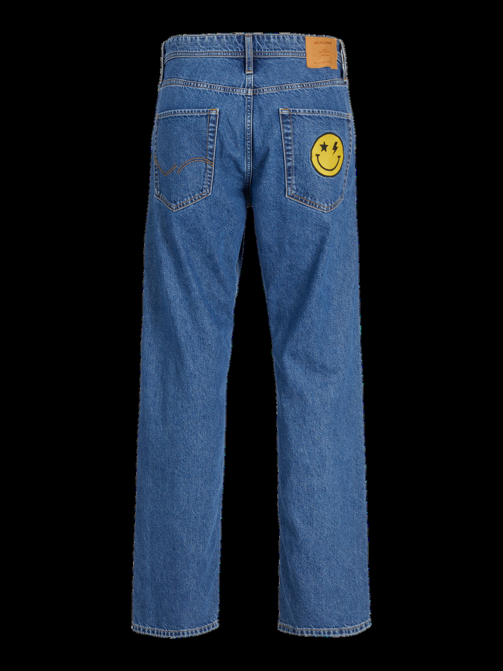 JJIEDDIE JJORIGINAL SQ 040 SMILEY LN 12261744/BLUE DENIM JACK AND JONES