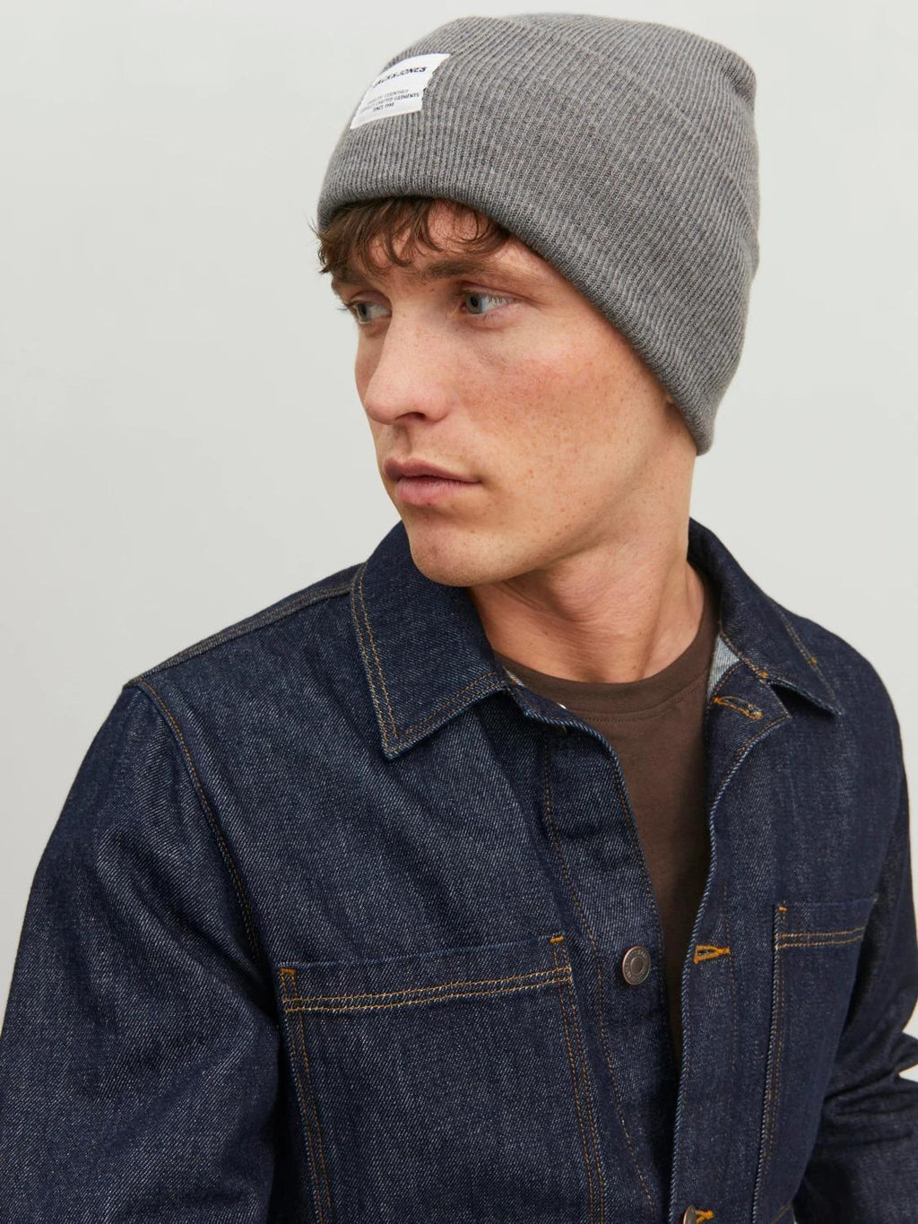 12150627/Grey Melange JACK AND JONES