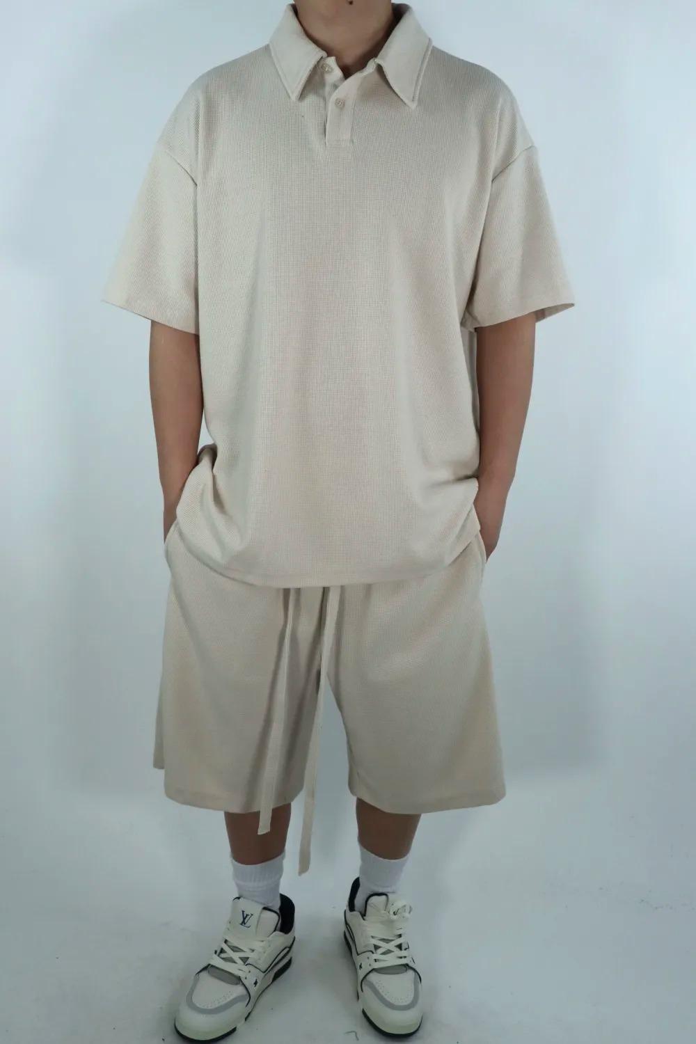 BERMUDA+TSHIRT PRIMID-9103/BEIGE PRIMID