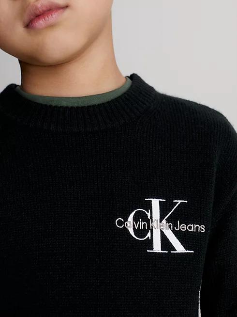 ESSENTIAL MONOGRAM SWEATER IB0IB01871/BEH CALVIN KLEIN JEANS