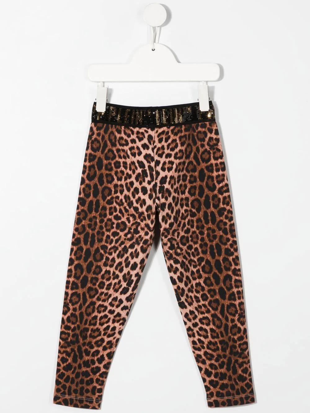 LEGGINGS 2DP005LBB7A/LEOPARD PHILIPP PLEIN JUNIOR
