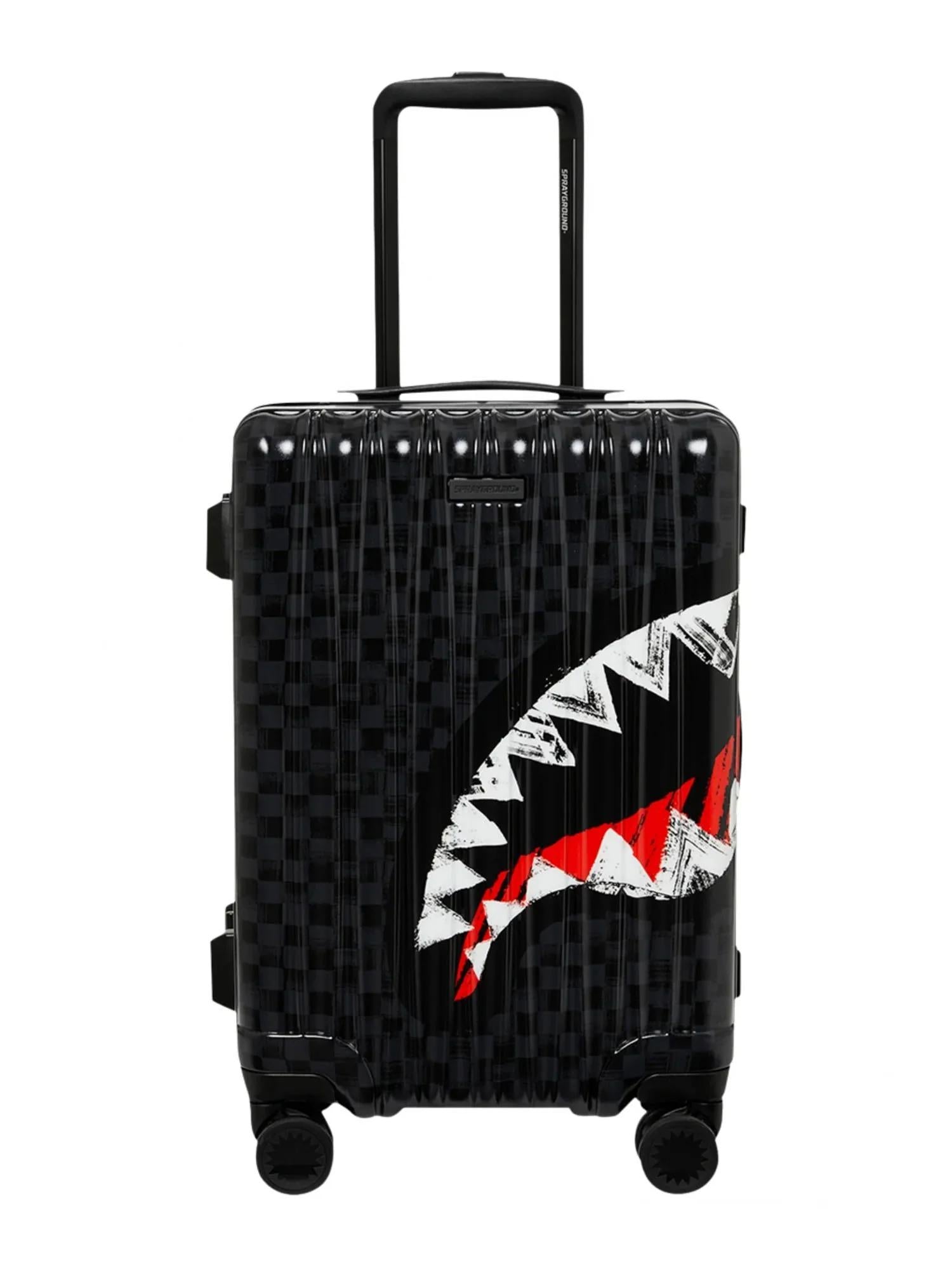 SCRIBBLE SHARK CARRY-ON LUGGAGE 910CL294NSZ/CHECK SPRAYGROUND