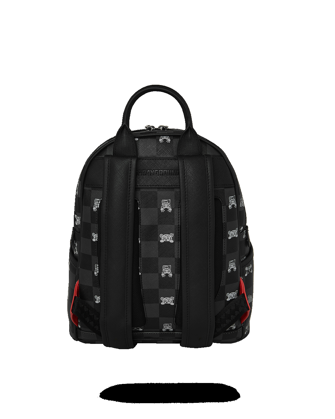 GRAY PEEKING CHARACTER<BR/>CHECK SAVAGE BACKPACK 