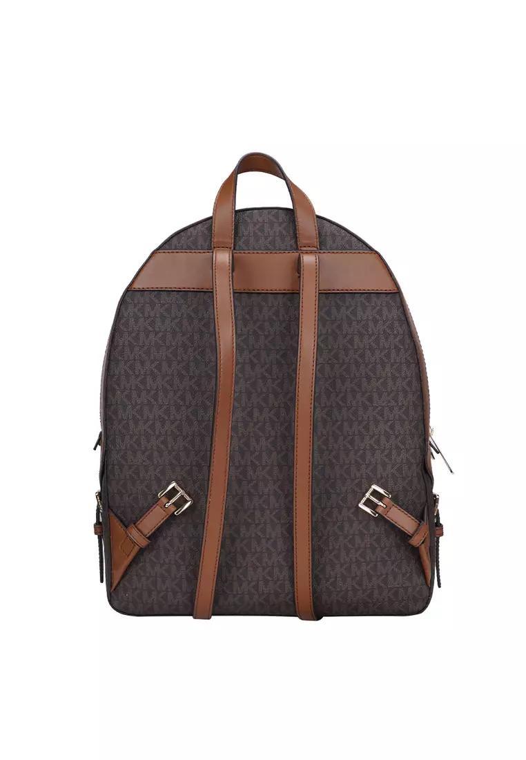 LG ZIP PKT BACKPACK 35S2G8TB7B/BROWN MICHAEL KORS