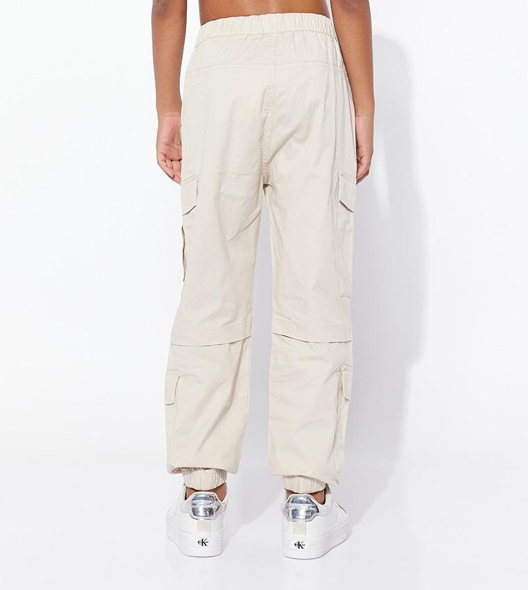 MULTI-POCKETS CARGO WOVEN PANT IB0IB01595/ACI CALVIN KLEIN JEANS
