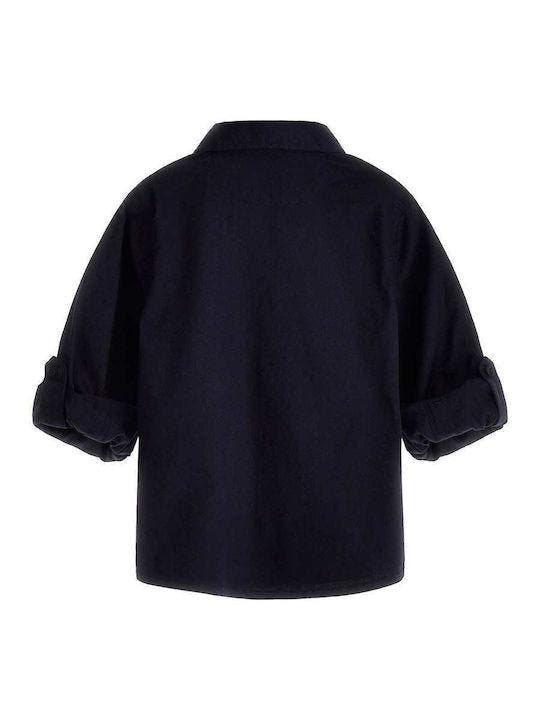 STR. POPLIN ADJ. LS SHIRT 