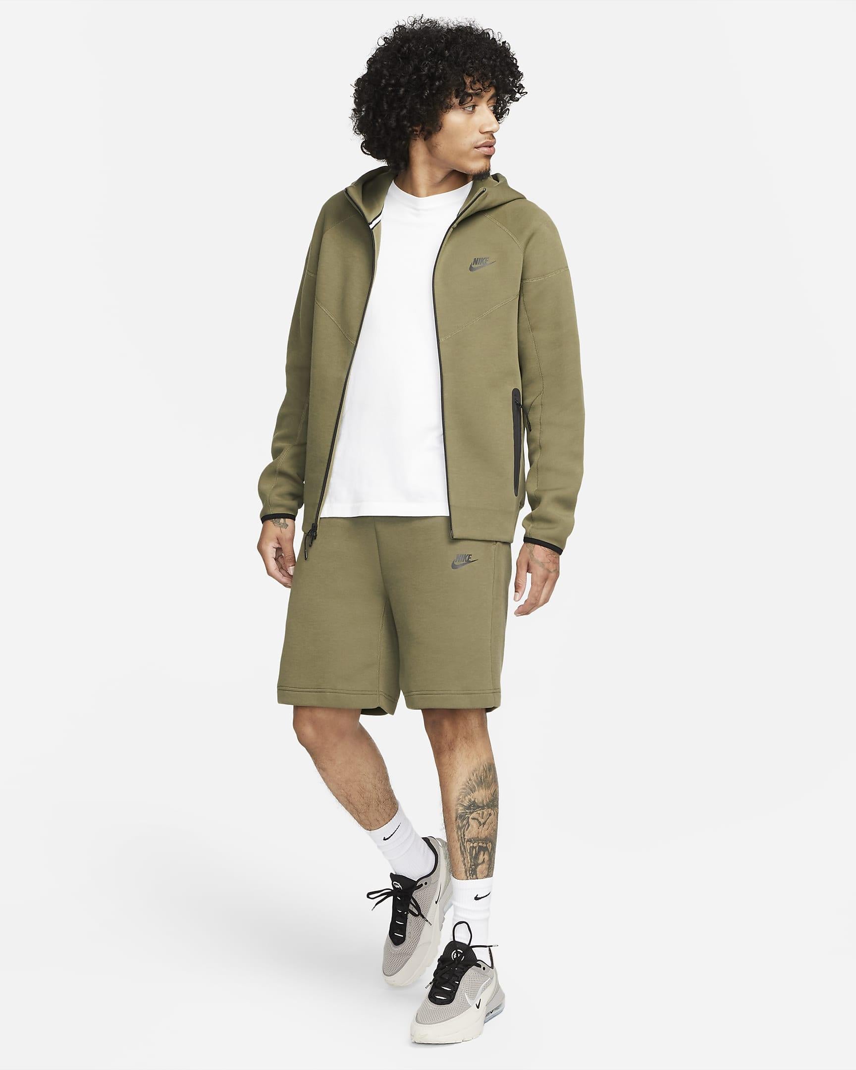 M nk tch flc fz wr hoodie 