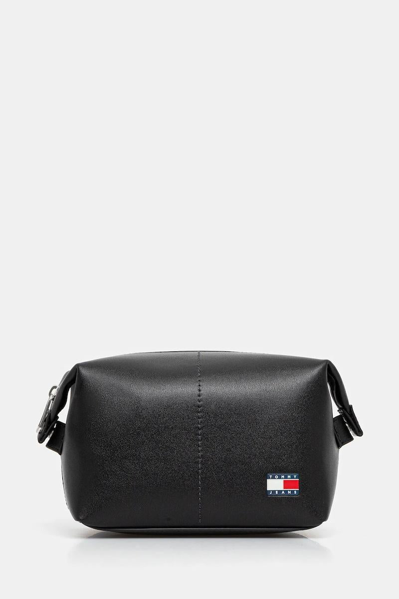 TJM HERITAGE LEATHER WASHBAG AM0AM13693/BDS TOMMY JEANS