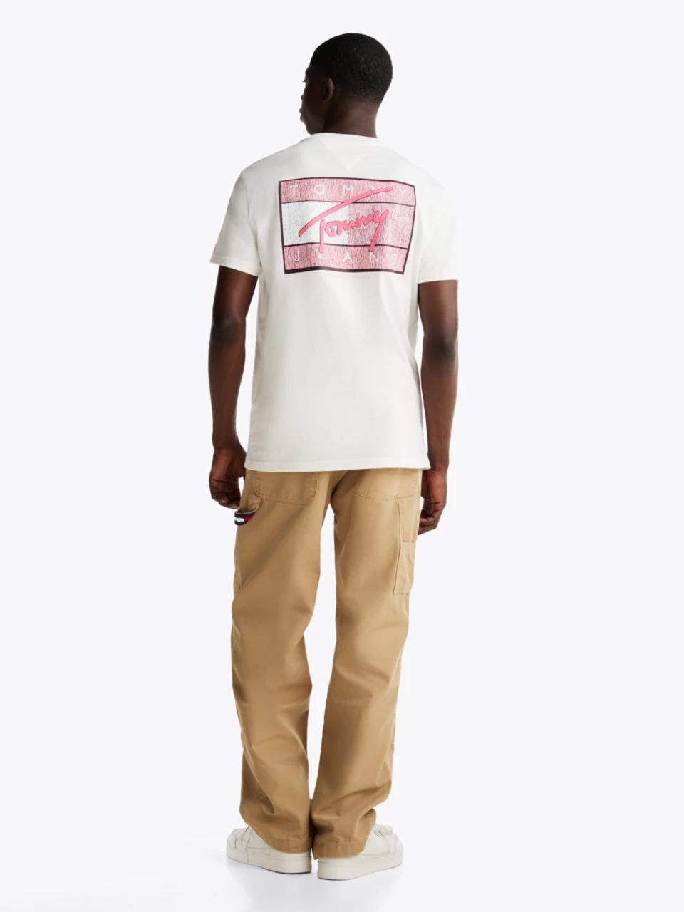 TJM REG RWB FLAG TEE DM0DM21108/YBL TOMMY JEANS
