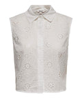 ONLY ONLALITHEA SL SHORT EMB SHIRT WVN