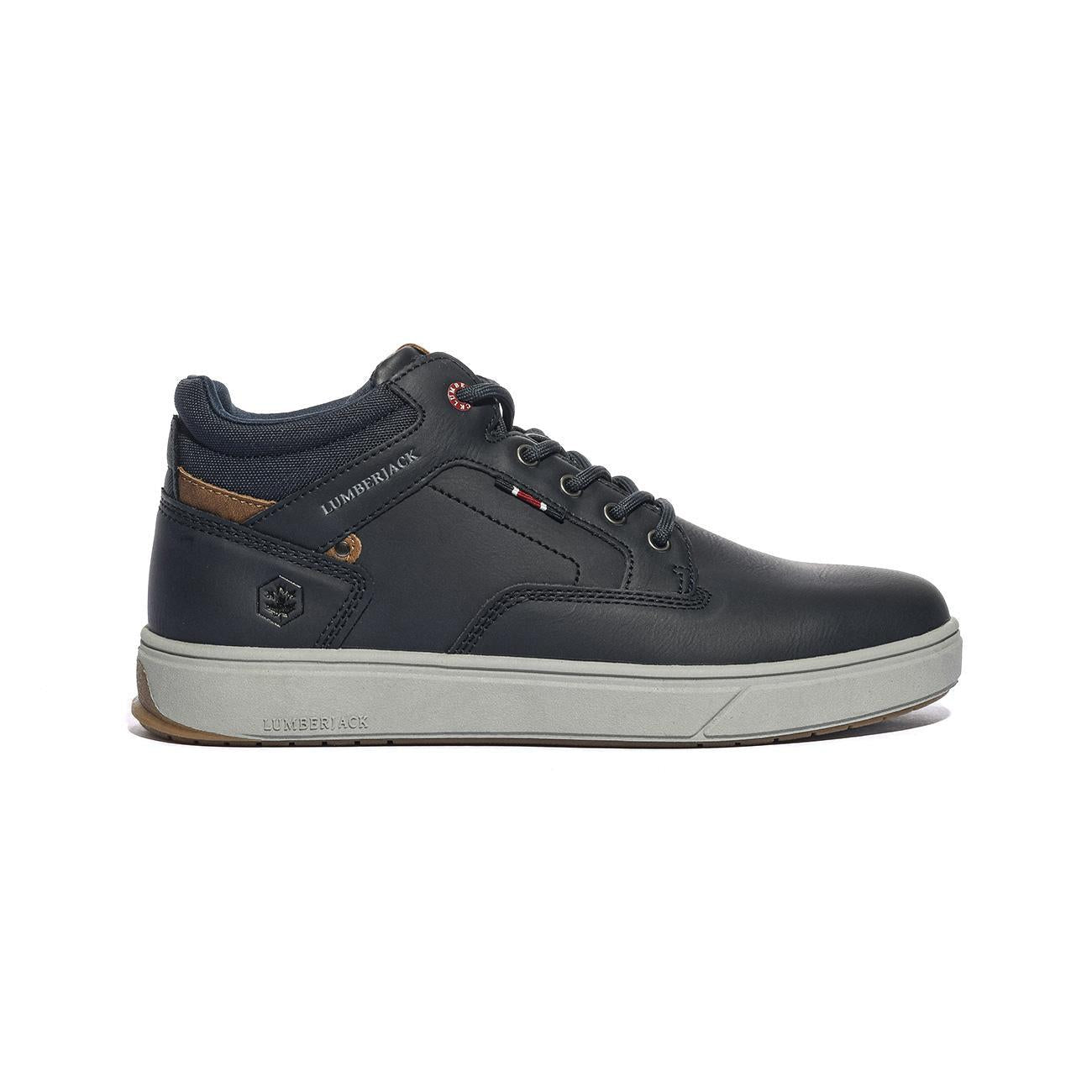 SNEAKER HI 102217656/NAVY BLUE LUMBERJACK