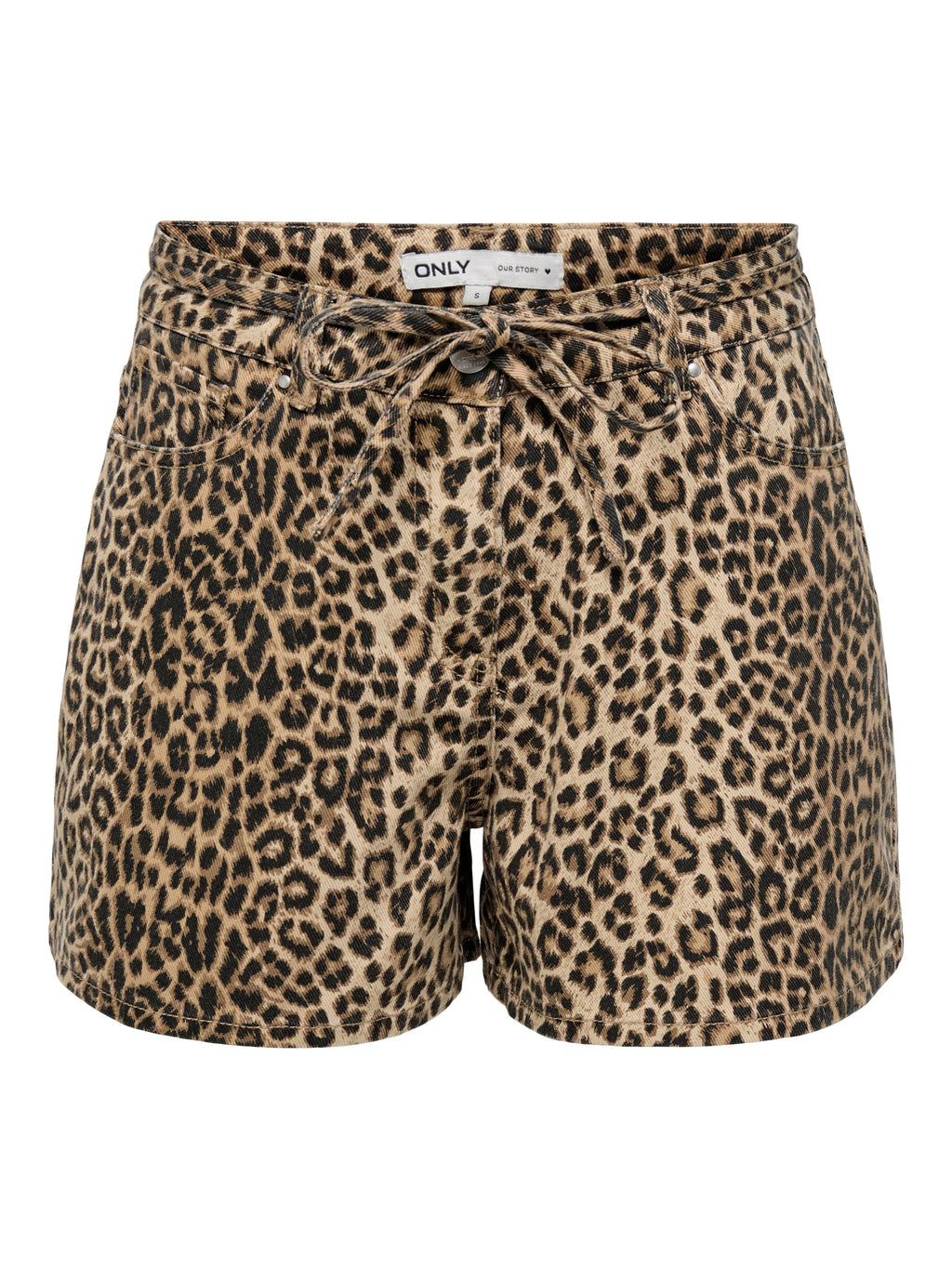 ONLNAOMI STRING AOP SHORTS OTW 15347131/Toasted Coconut ONLY