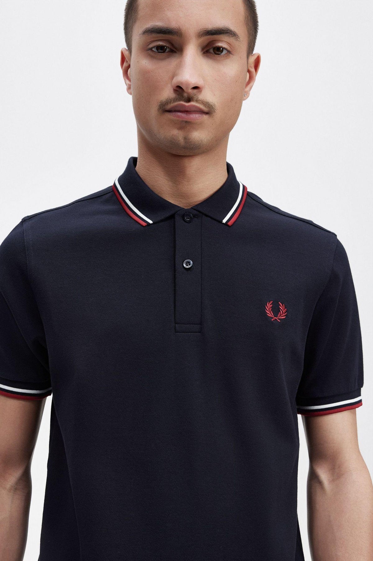 FP TWIN TIPPED FRED PERRY SHIRT FP-M3600/T55 FRED PERRY
