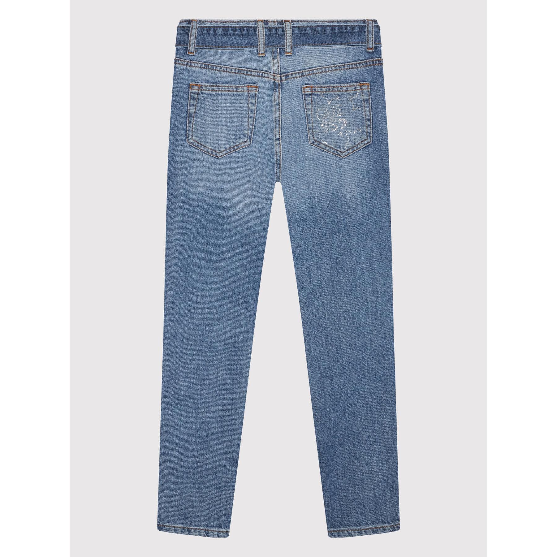 DENIM PAPER BAG PANTS 