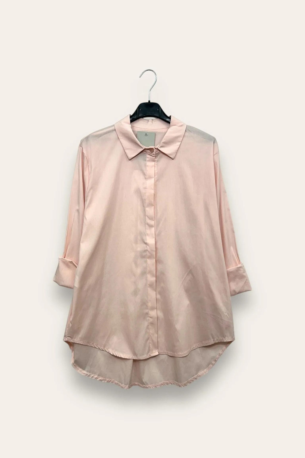 Camicia over in tinta unita JW-10729/ROSA LOVEme