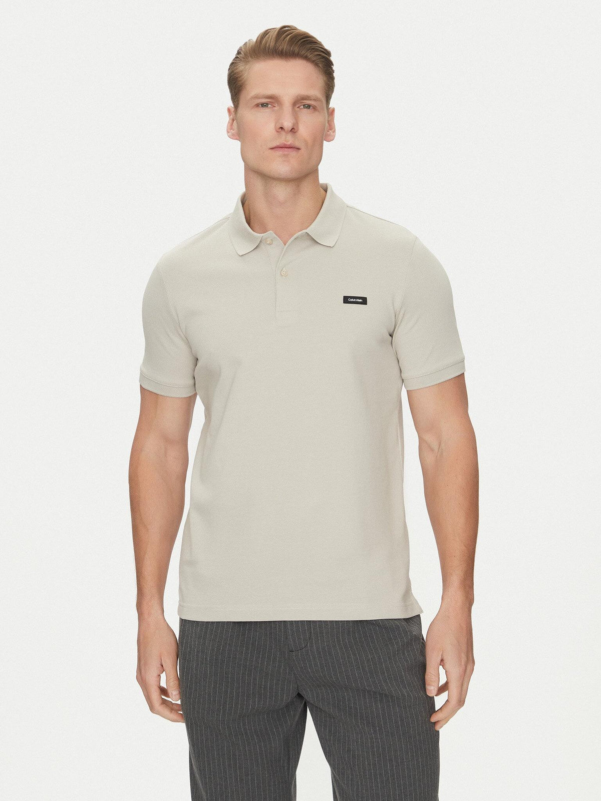 STRETCH PIQUE SLIM P K10K111196/PBQ CALVIN KLEIN